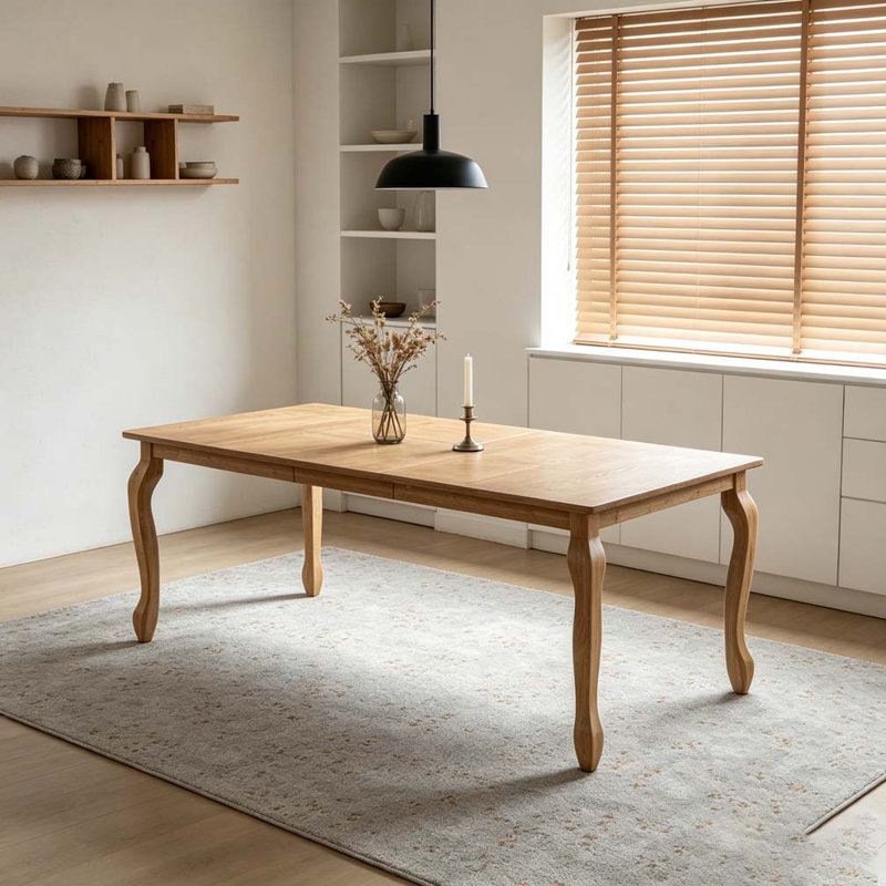 Extending Dining Table, Natural