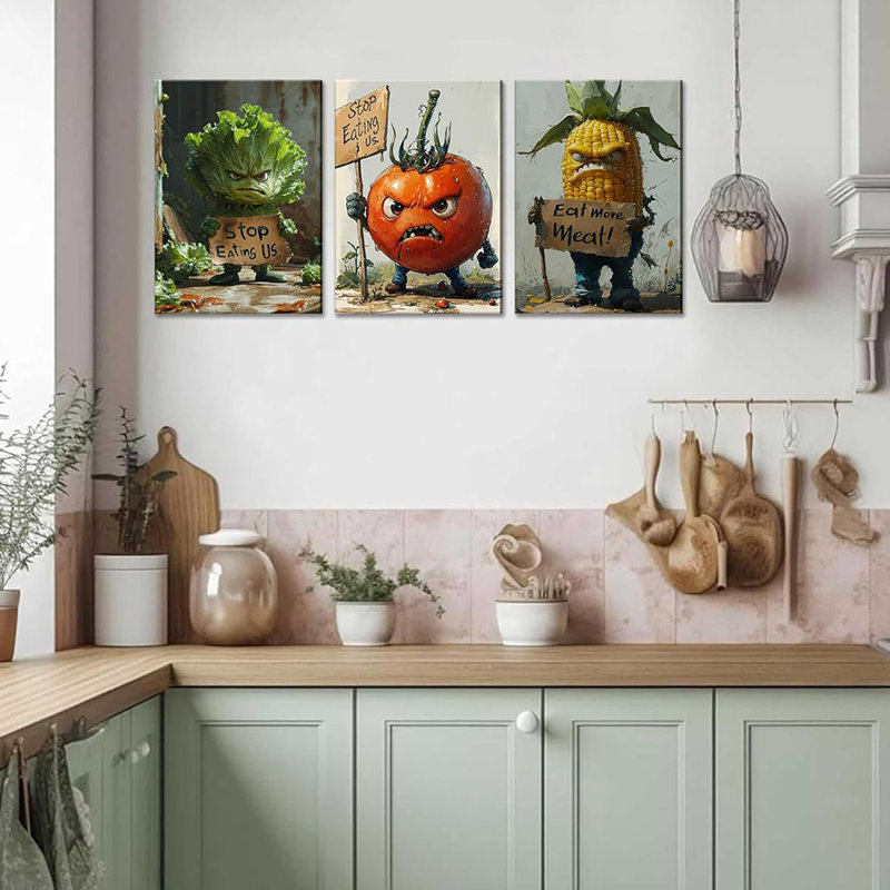 3 Piece Wrapped Canvas Print