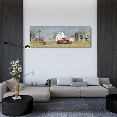 Gracie Oaks Jacobs, Billy Gallery Wrapped Canvas Art Titled: Spring on the Farm BJ1196A