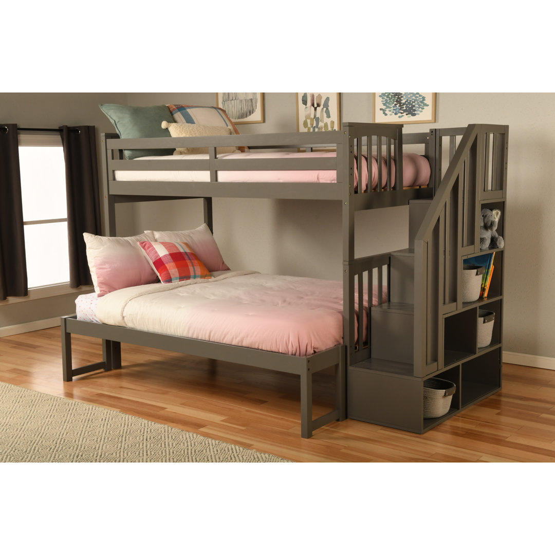 Huneycutt Bunk Bed In Dark Chocolate, Mattresses Not Included Viv + Rae™ Bed Frame 