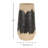 Lona Porcelain Ceramic Decorative Black Vase with Terracotta Details-1376939872