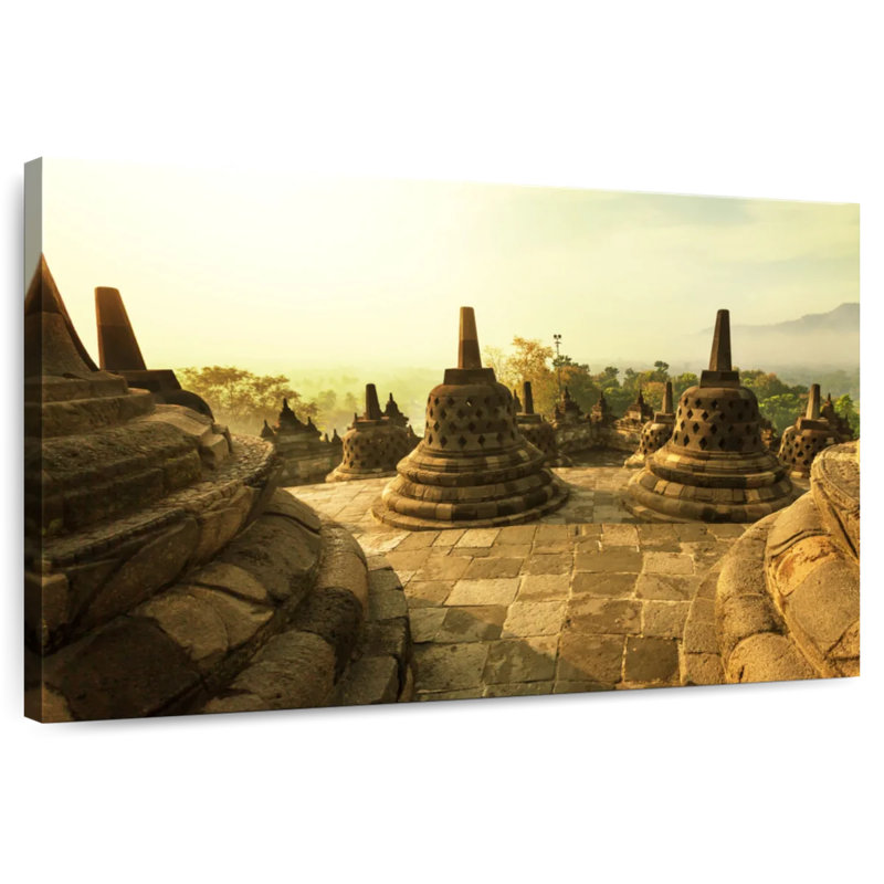 Adella Borobudur Buddhist Temple, 26" H x 39" W