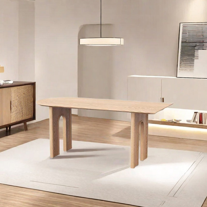 Evalani, H 29,53 po x L 62,99 po x l 27,56 po, Bois robuste