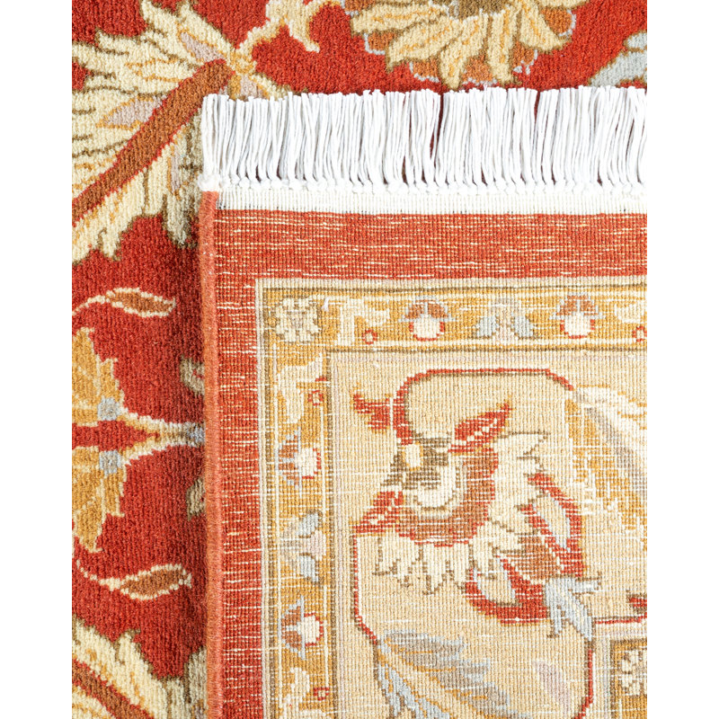 Classic One-of-a-Kind 4'2" X 6'5" Hand Knotted Area Rug