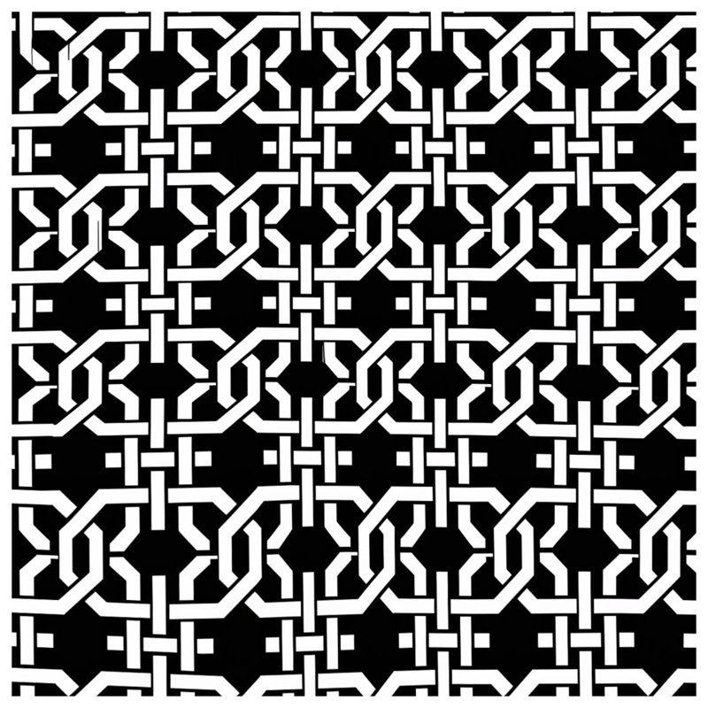 Housses de couette à motif géométrique imbriquées, Très grand lit
