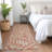 Premium Machine Washable Prisco Salmon Rug-1267159678