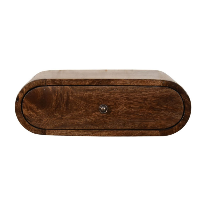 Chevet rond arrondi gris classique