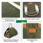 Sac de transport de bois de chauffage - Toile de bois cirée pour le bois de chauffage, sac de transport de bûches robuste comme accessoires de poêle à bois