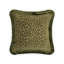 MARA Jacquard Medium Fringed Cushion - Nephrite