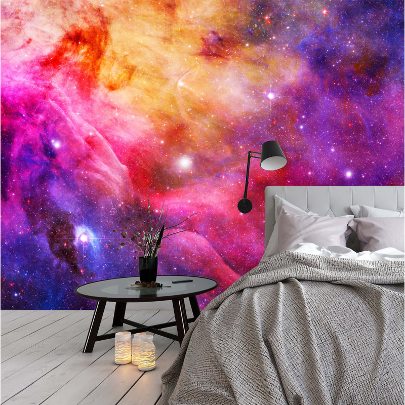 Murale aquarelle amovible Calana, L 7,92 pi x l 150 po