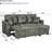 Sectional with Pull-Out Bed, Sleeper Sofa-1984934880