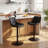 Modern Height Adjustable Swivel Bar Stools Upholstered Leather Barstool Kitchen Island Chairs with Metal Frame-1879254795
