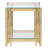 Stylish Glass Top Square End Table, Perfect for Any Room in Your Home