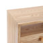 Table de chevet moderne en bois avec tablette ouverte et 2 tiroirs Mitchell-988264891