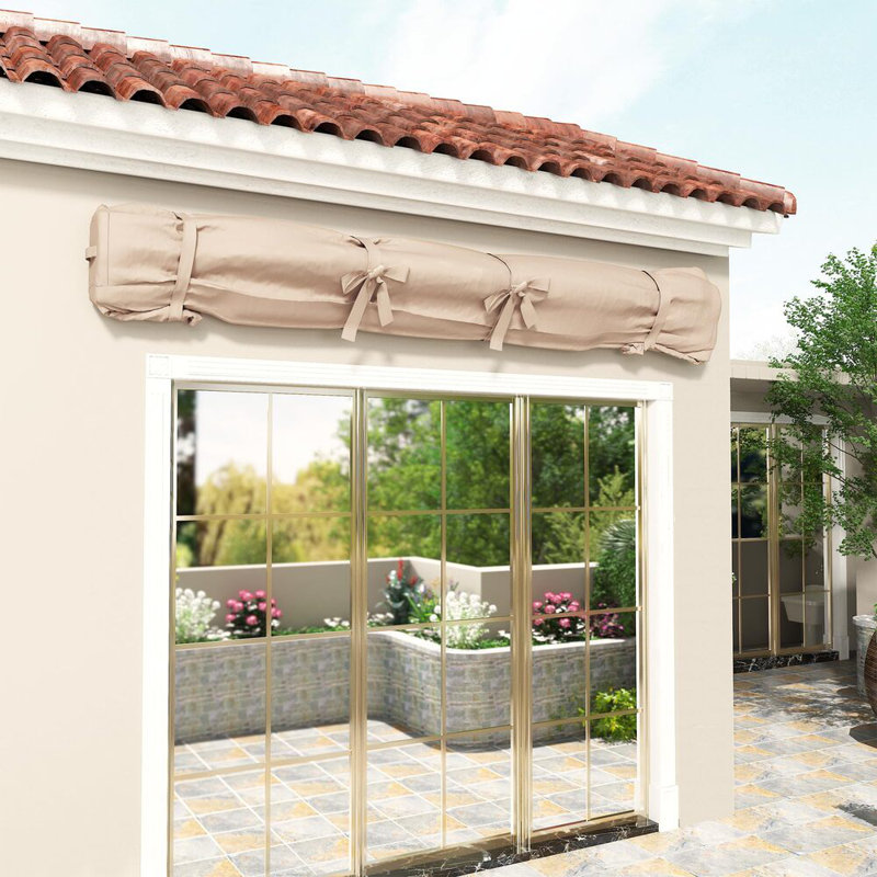 Housse de protection pour auvent rétractable toutes saisons, H 12 po x l 118 po x P 8 po