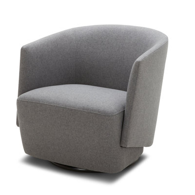 Eastmont Velvet Swivel Barrel Chair