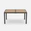 Table de salle à manger en aluminium 59 po