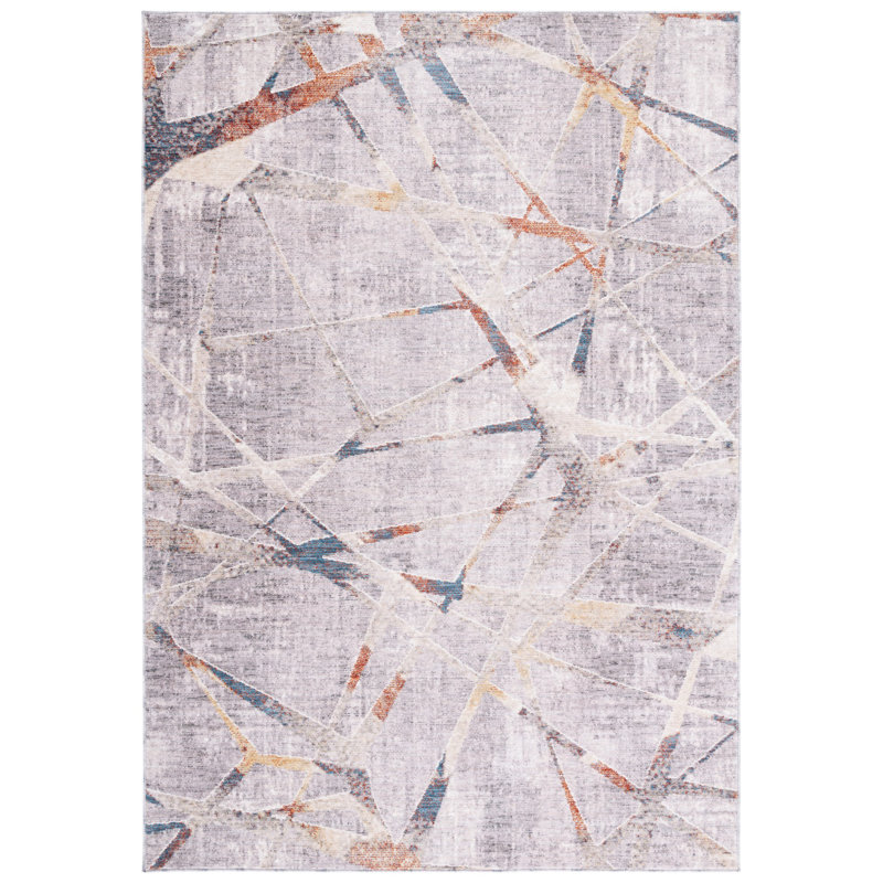 Olympia Performance Abstract Rug, Rectangle 7'9" x 10'5"