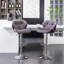 Ensemble de 2 tabourets de bar Velvet Diamond