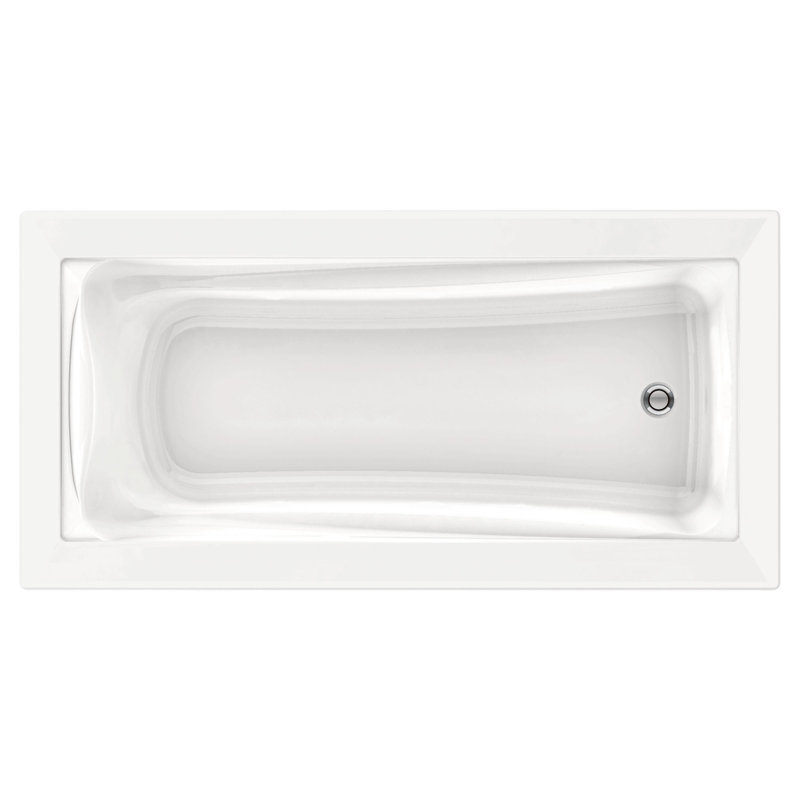 Baignoire de trempage à chute 72" x 36" Green Tea, Blanc