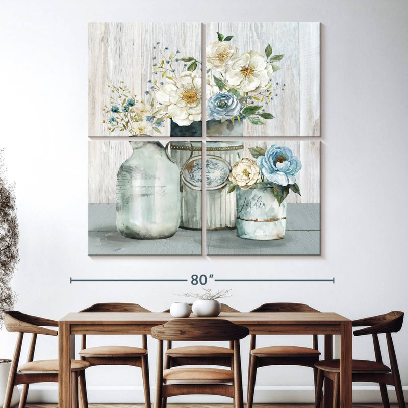 Harnek French Garden Flowers II, H 74 po x l 74 po