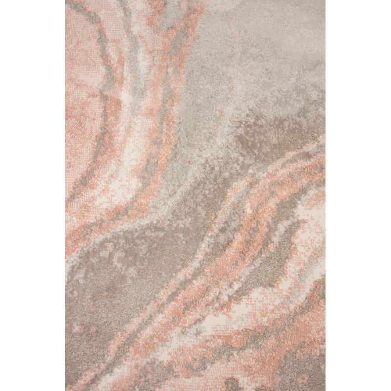 Solar Abstract Area Rug, Rectangle 5' x 7'5"