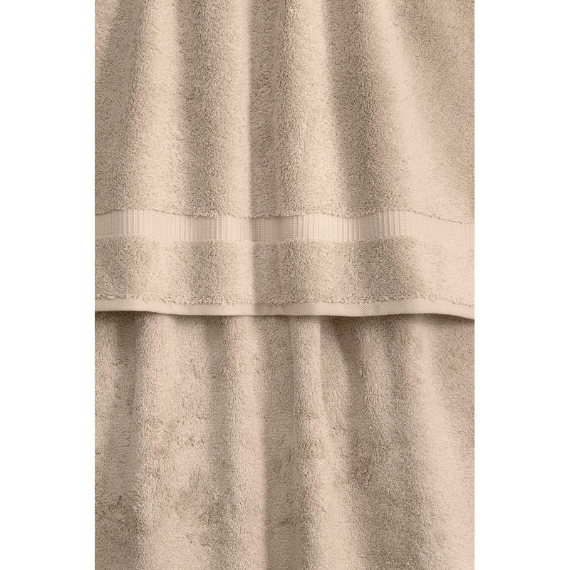 Armel Turkish Cotton Bath Towels - Quick Dry & Plush Feel, Hotel & Spa Quality, Set of 4, Taupe
