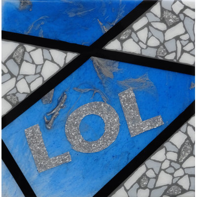 Lol-Blue Print by Eddie Bruckner