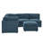 Kyanne Priyen 98" Wide Symmetrical Modular Corner Sectional-101481672
