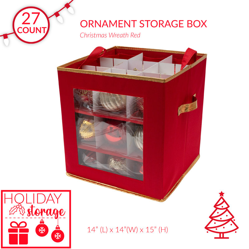 27 Count Large Ornament Storage