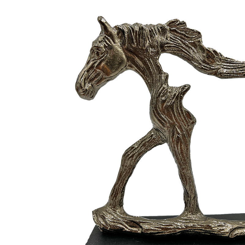 Handmade Horse Aluminum Figurine & Sculpture