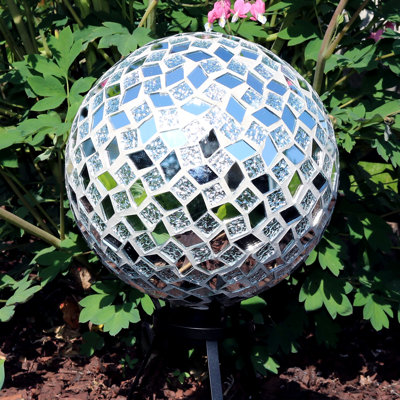 Cartert 10" Glass Outdoor Gazing Globe