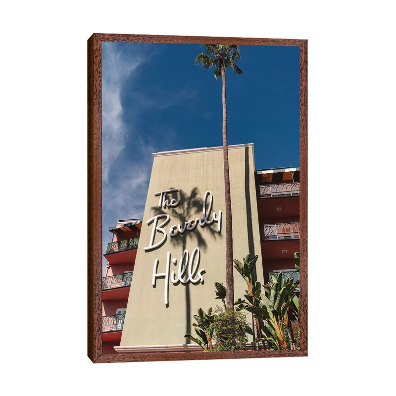Beverly Hills by Bethany Young - Print on Canvas, Classic Brown Wood Framed, 101.6cm H x 66.04cm W x 3.81cm D