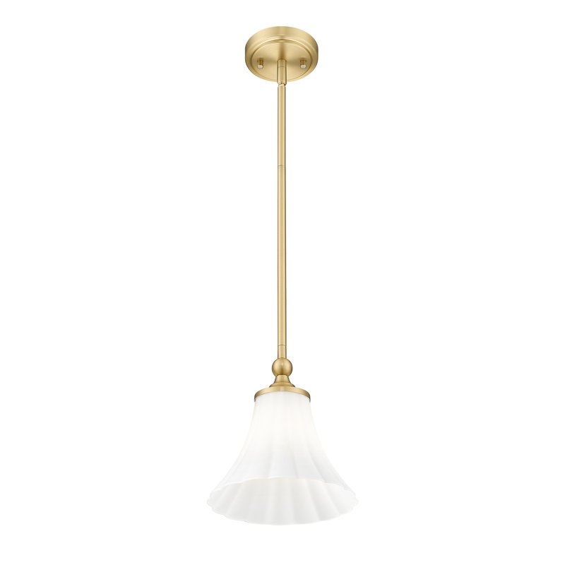 Luminaire suspendu moderne 8 lumières 8 pouces, Doré