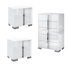 Ensemble de chambre à coucher 3 pièces Highlgloss