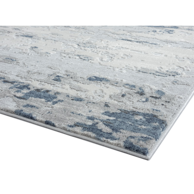 Tapis gris, Rectangle 7 pi 9 po x 9 pi 9 po