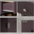 Coffee Finish Sideboard With Solid Wood Countertop-1724924847