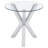 Chrome 2-piece Round Coffee and End Table Set