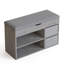 Shoe Bench With Fabric Drawer-491623550