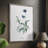 Imperial Blue Framed Print - Solid Wood-1224223278