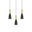 Christiansen 3 - Light Black Kitchen Island Pendant