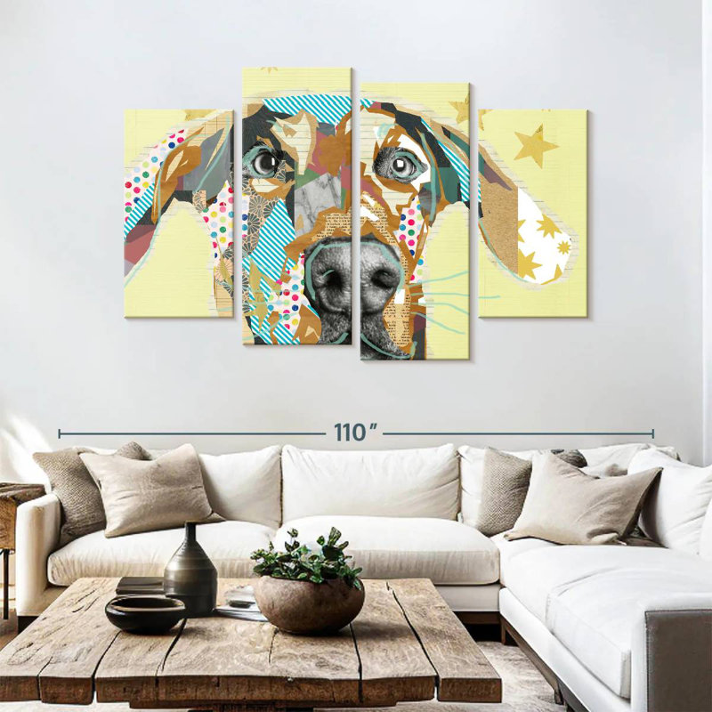 Brampt Doberman Collage, 54" H x 84" W