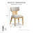 Philip Curved Wood Backrest Side Chair-2051343683