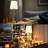 Rechargeable Touch Control LED Table Lamp With Dimmable Cordless Design For Bedroom, Dining Room, Office
