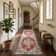 Mayhall Vintage Medallion Performance Indoor Area Rug