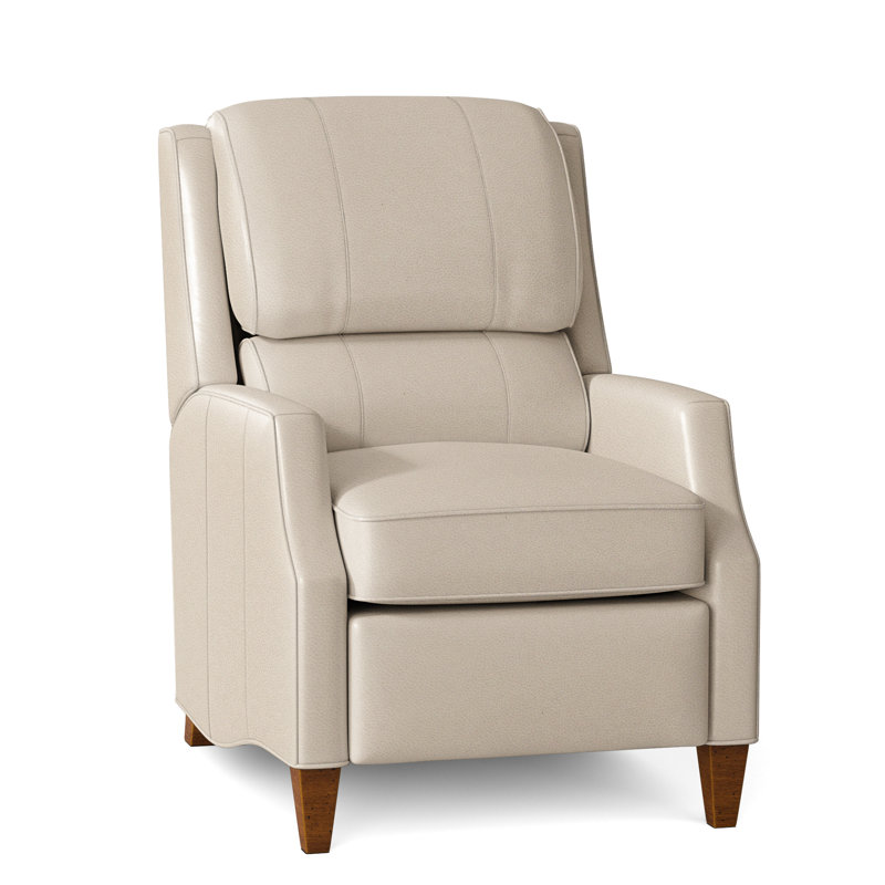 Mauney Recliner, Cobblestone, Manual, Empyrean Tweed Genuine Leather