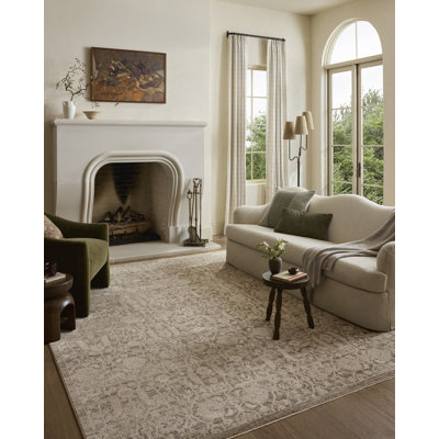 Loloi Clarisse Fog / Bone Area Rug