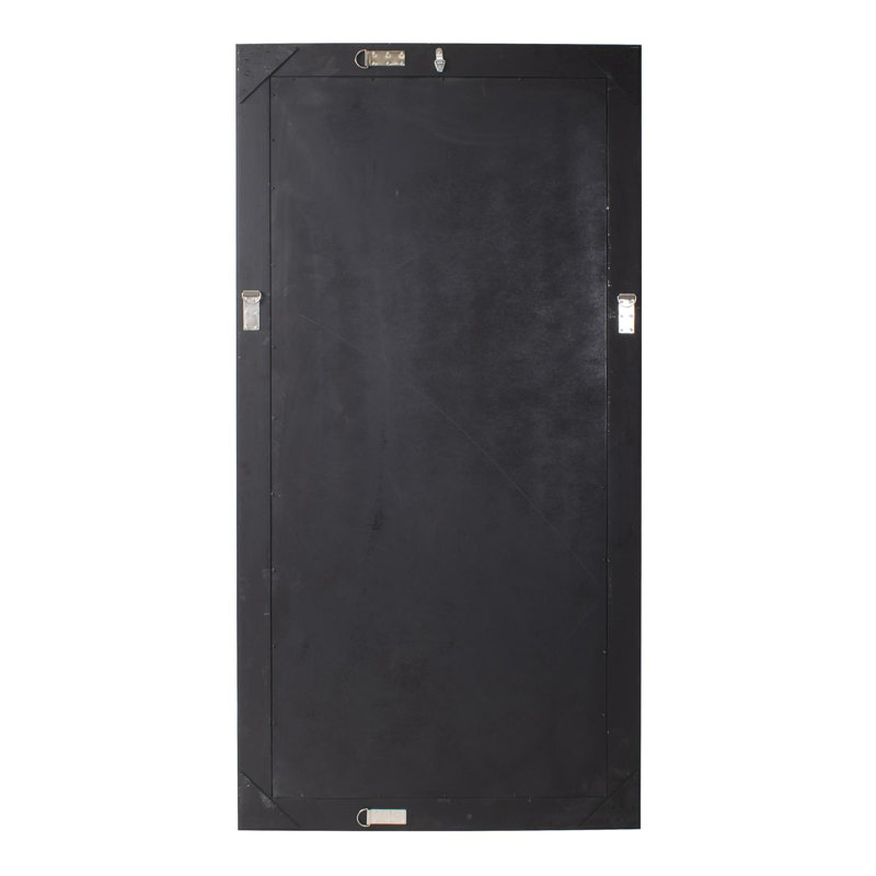 Kestrel Solid Wood Beveled Wall Mirror, Bronze