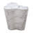 Bailley White Table Set - Tall Side
