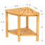 Bamboo Corner Shower Stool-1857827433